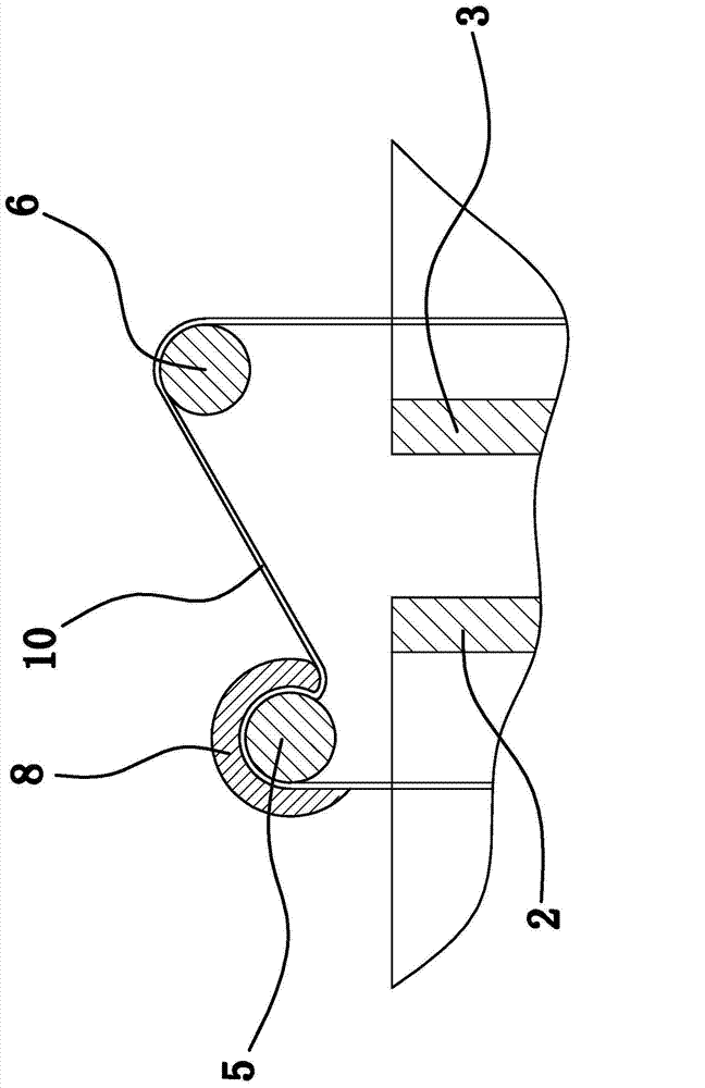 Processing method and treatment device for environmental fabric