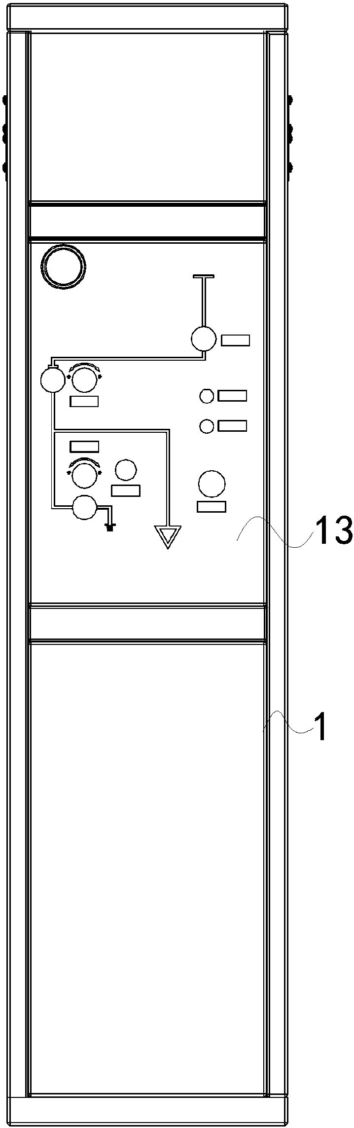 A 12kv current-carrying 1250a solid insulated switchgear