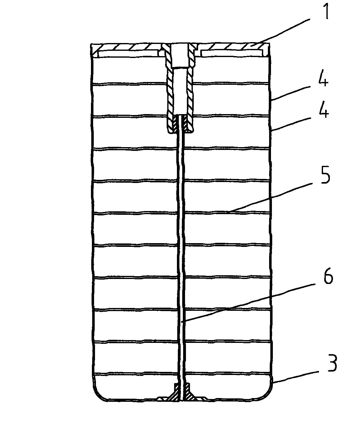Gas distribution piston for small-sized hot-air engine