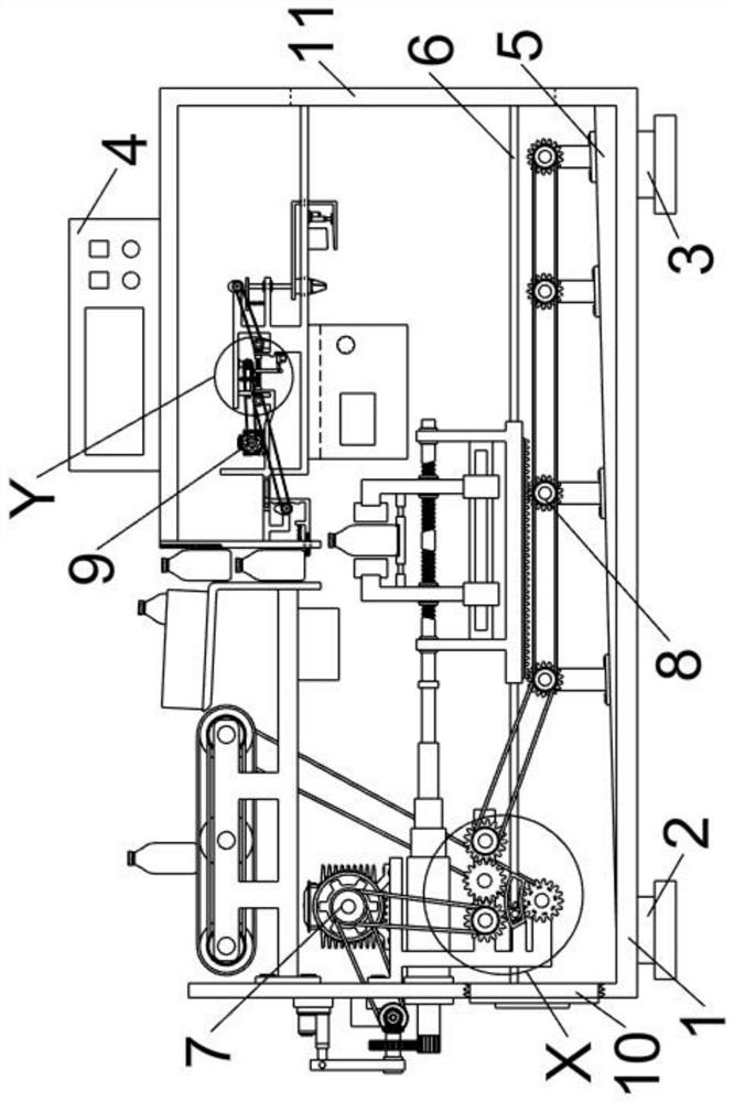 An infusion bottle recovery pretreatment device