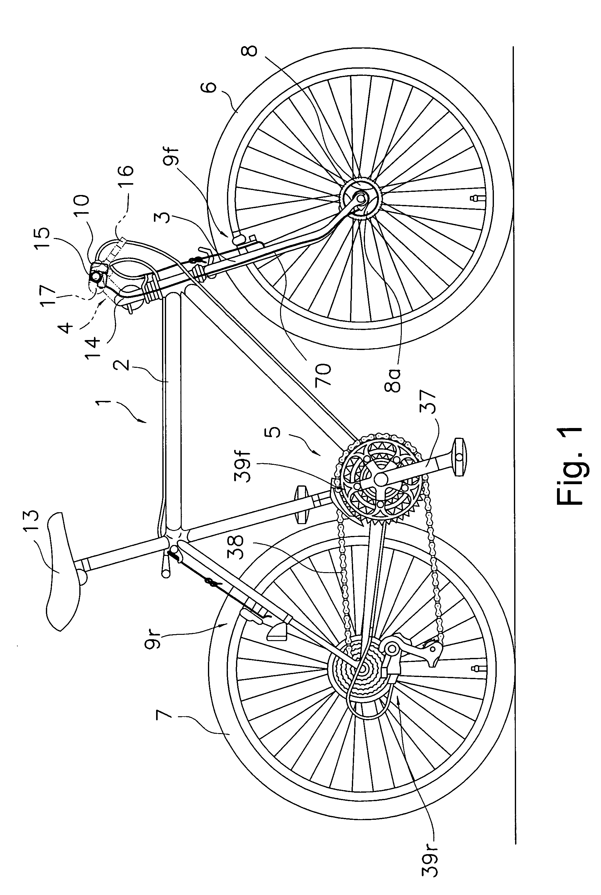 Bicycle lighting device