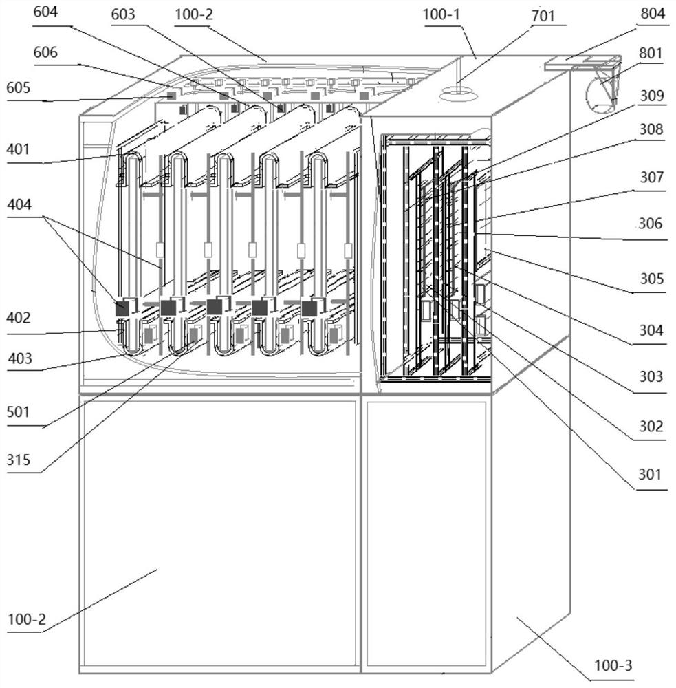 Intelligent self-service rental management cabinet for shared folding chair or folding stool and implementation method thereof