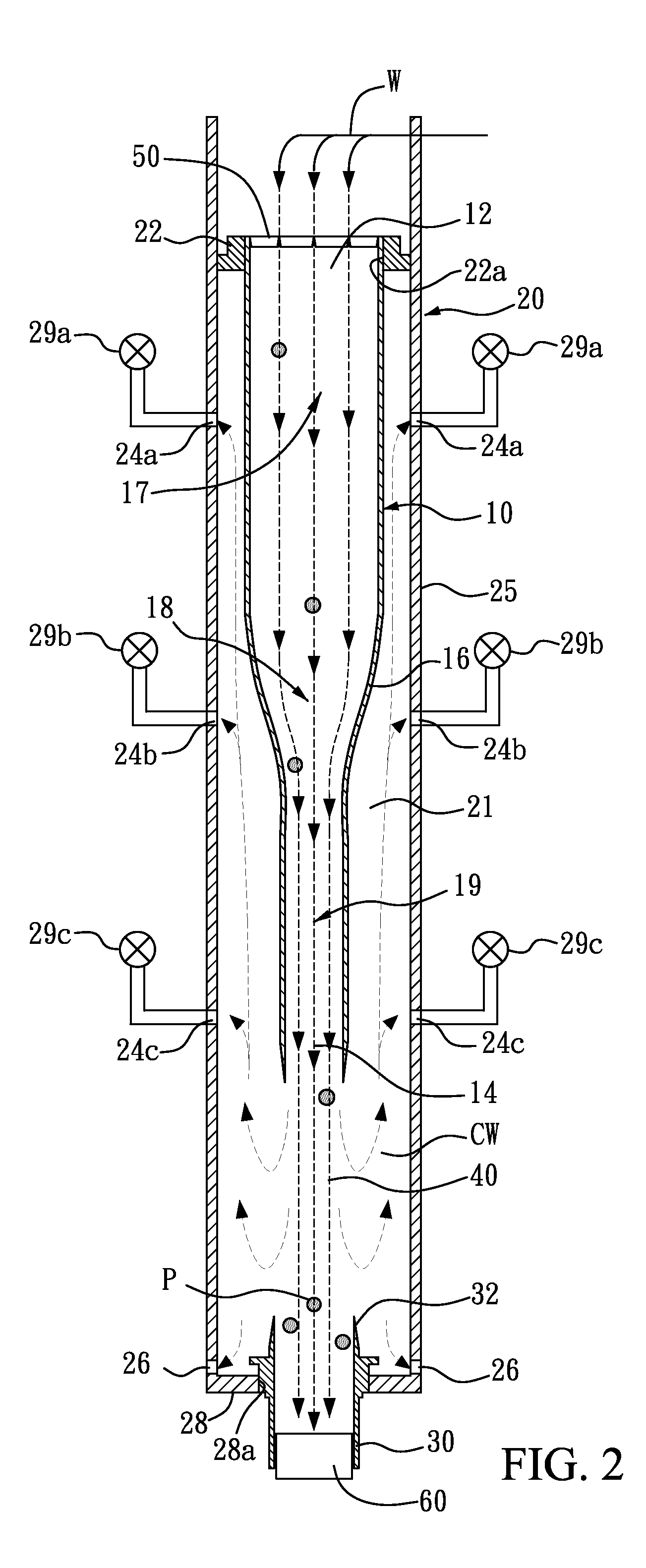 Particle-accelerating deposition and separation apparatus and method for turbid water