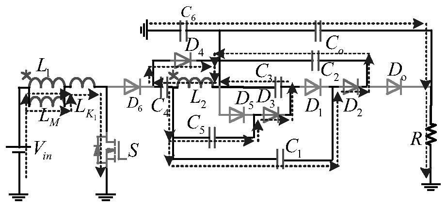 Single-switch Boost three-level converter based on boost formula