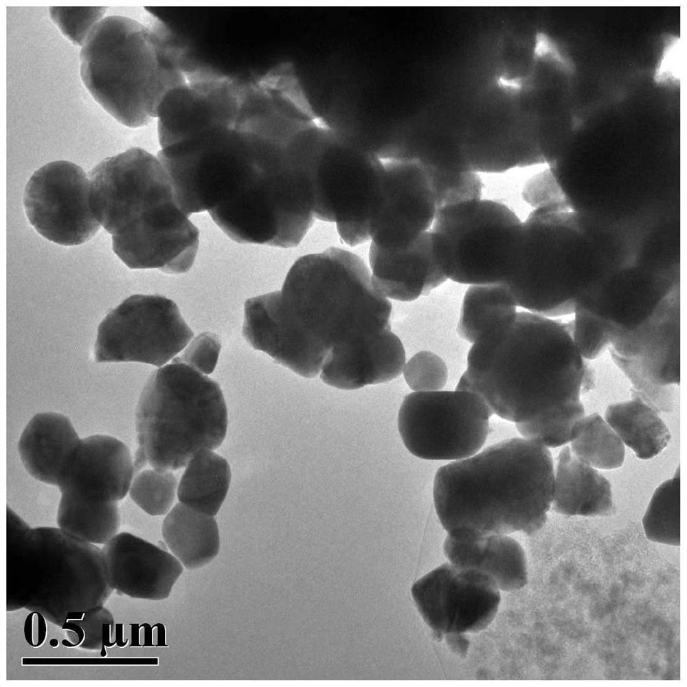 Pure-crystalline-phase high-quality-factor nano-sized calcium magnesium titanate ceramic powder and preparation method thereof