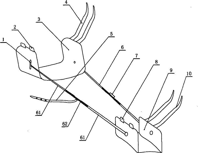 Medical adjustable fixing device used after achilles tendon rupture surgery