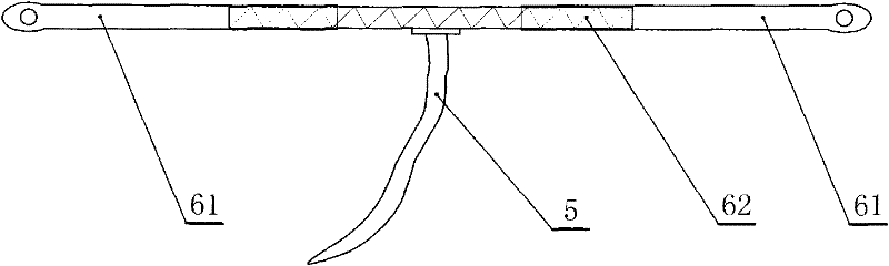 Medical adjustable fixing device used after achilles tendon rupture surgery