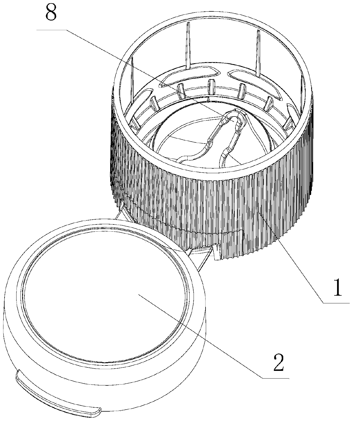 Anti-dripping bottle cap and anti-dripping method thereof
