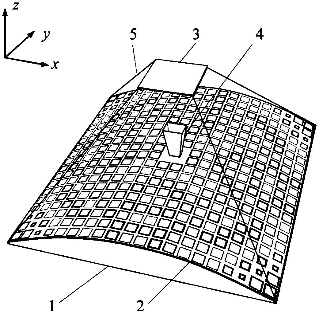 Metasurface-based convex conformal Gregory antenna