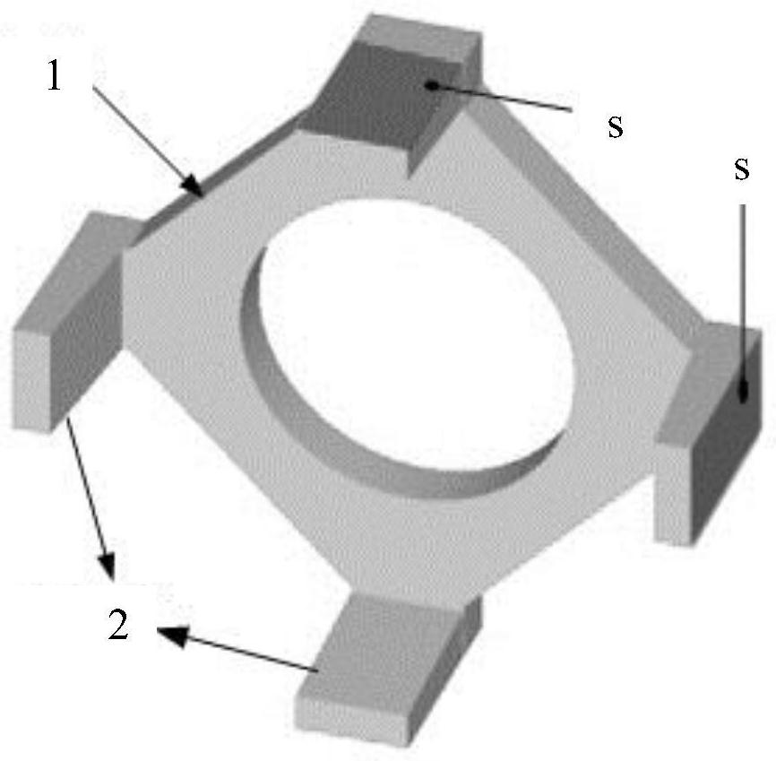 A four-pole armature