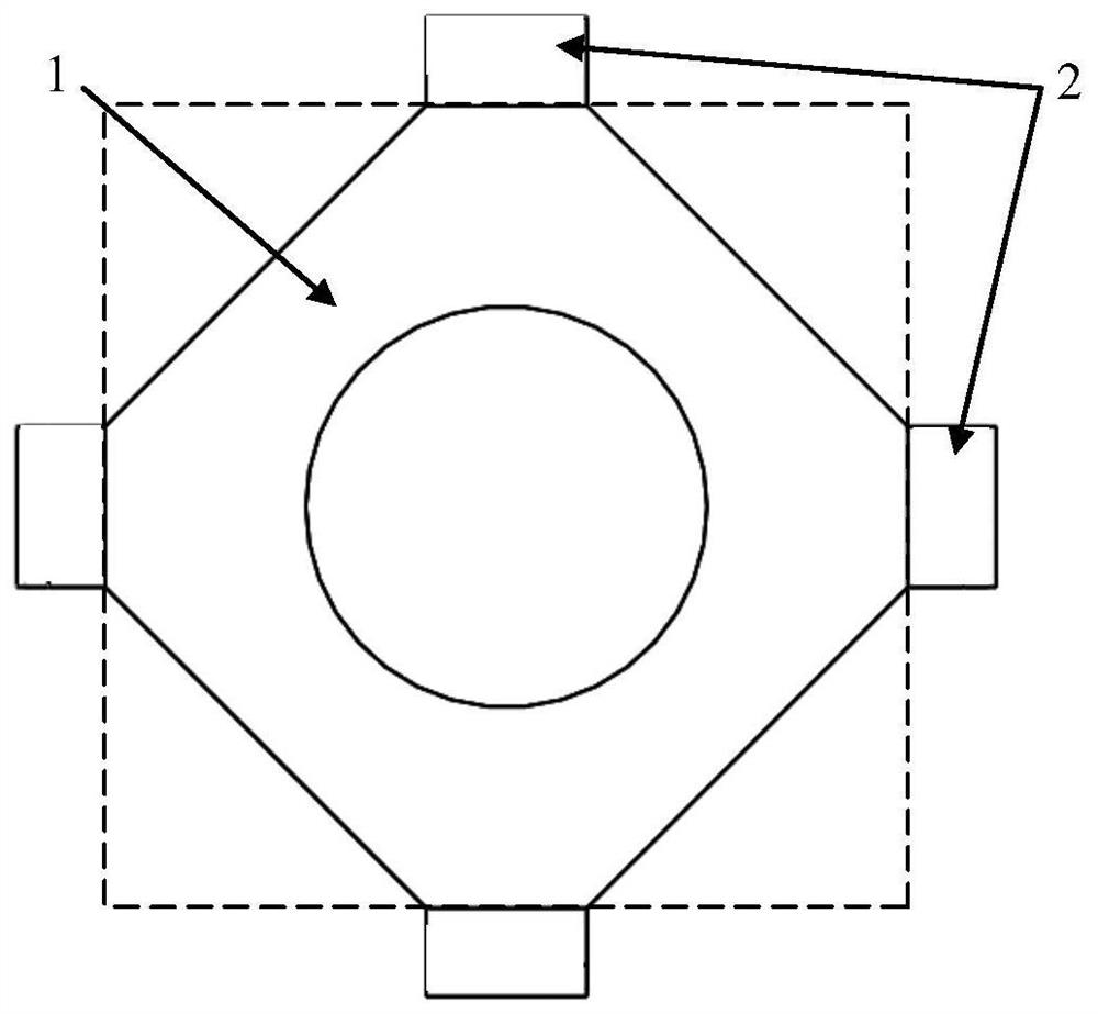 A four-pole armature