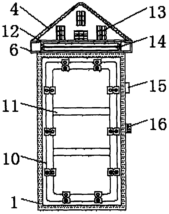 Power-saving outdoor air conditioner unit cabinet