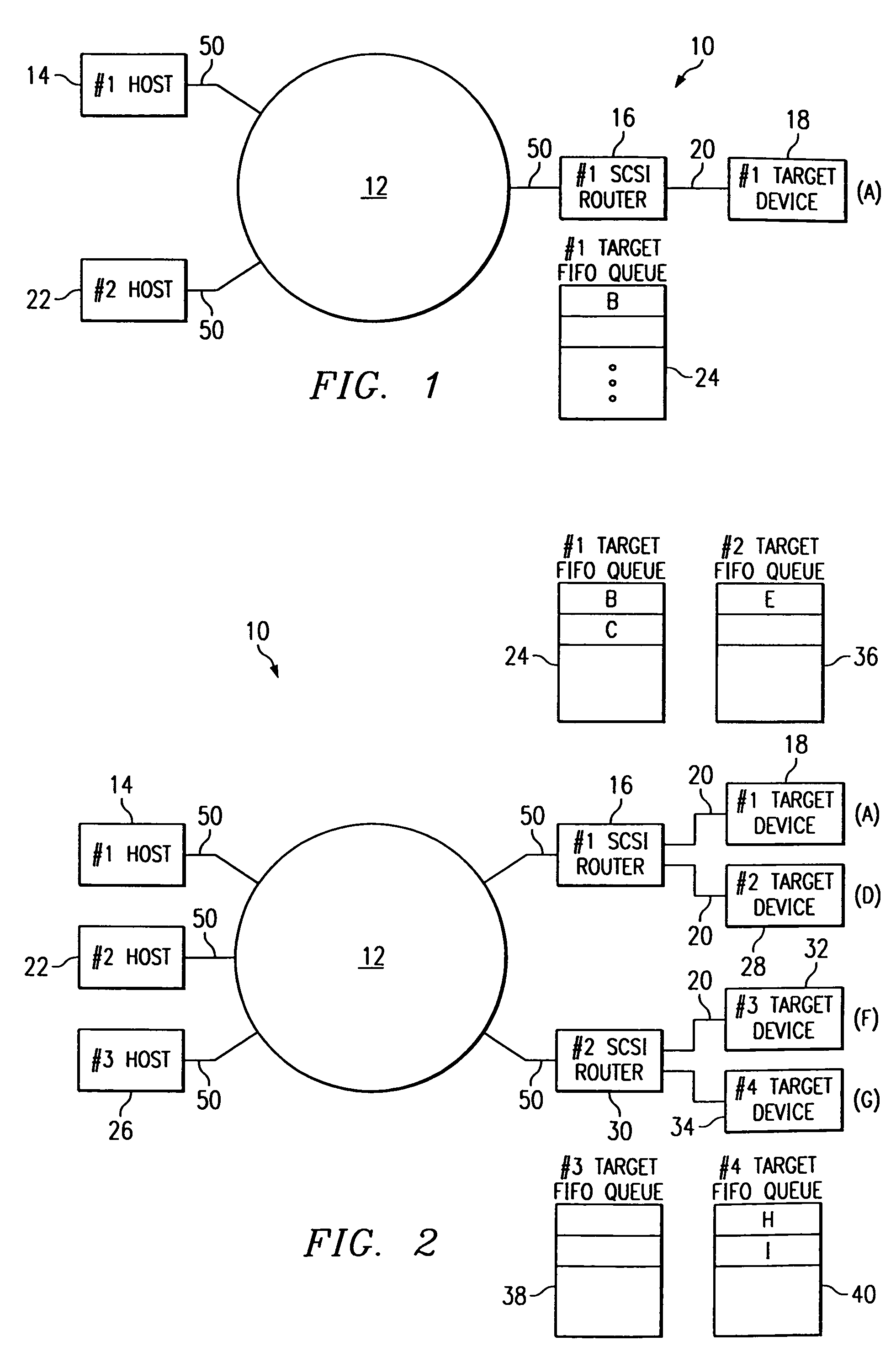 Method and system for multi-initiator support to streaming devices in a fibre channel network