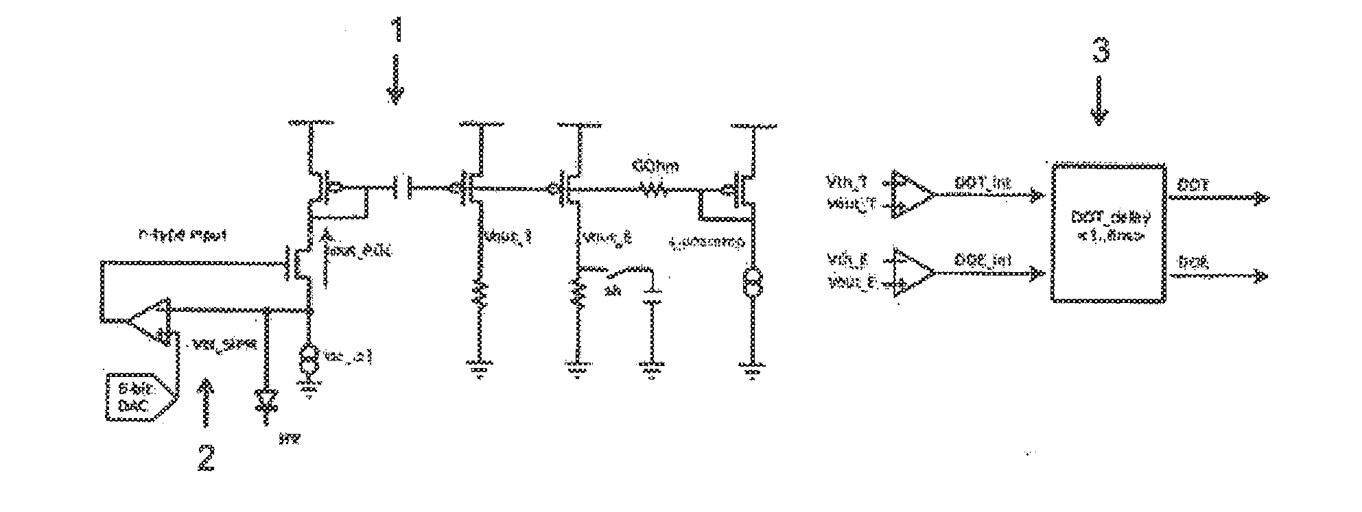 Reading device and method for measuring energy and flight time using silicon photomultipliers
