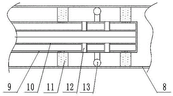 Oil pipe internal coating layer point leakage detection device