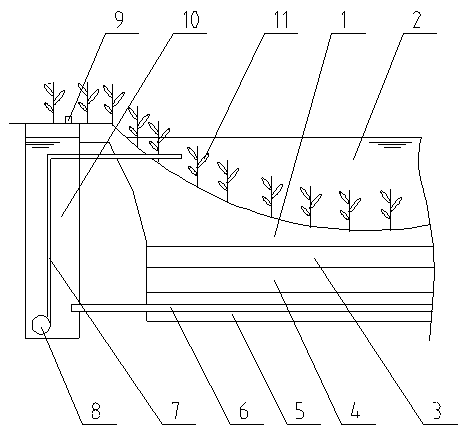 In-situ water body remediation method and corresponding in-situ water body remediation system