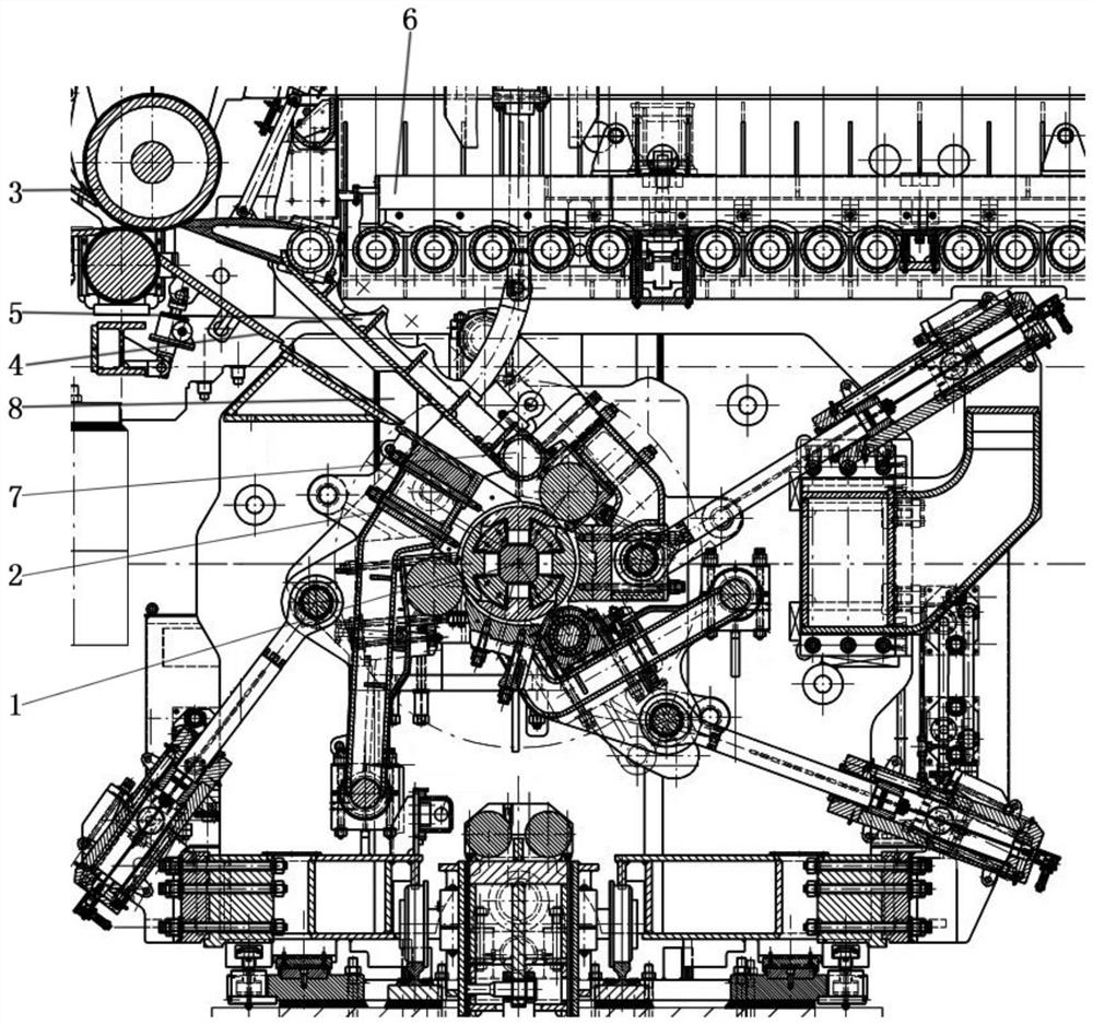 Cooling system of coiling block of coiling machine