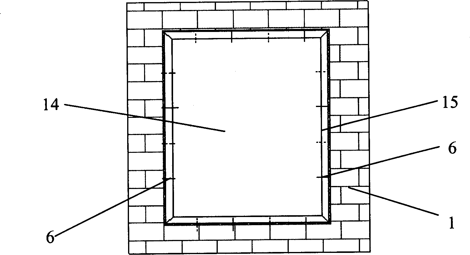 Method for mounting door-window