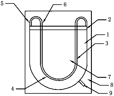 External combined heat pipe