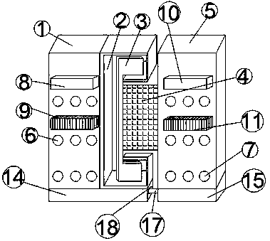 Combined refractory brick for easy connection and high temperature resistance