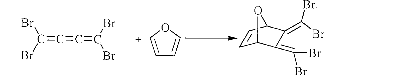 Method for preparing 1,1,4,4-tetrahalogenated-1,3-butadiene derivative by 1,4-dihalogenated-1,4-di(trisilicon methyl radical)-1,3-butadiene derivatives