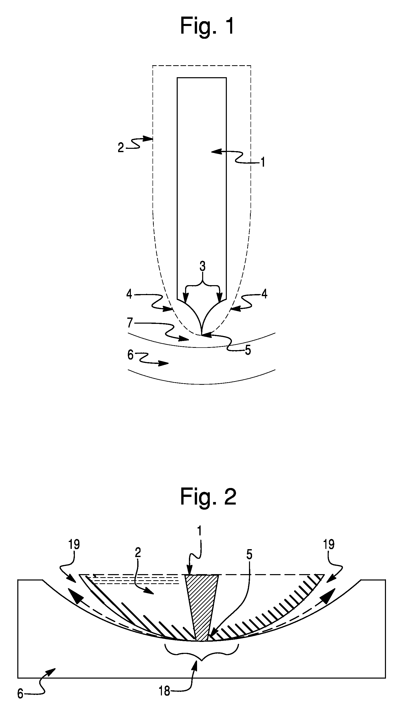 Electrosurgical Instrument With Blade Profile For Reduced Tissue Damage