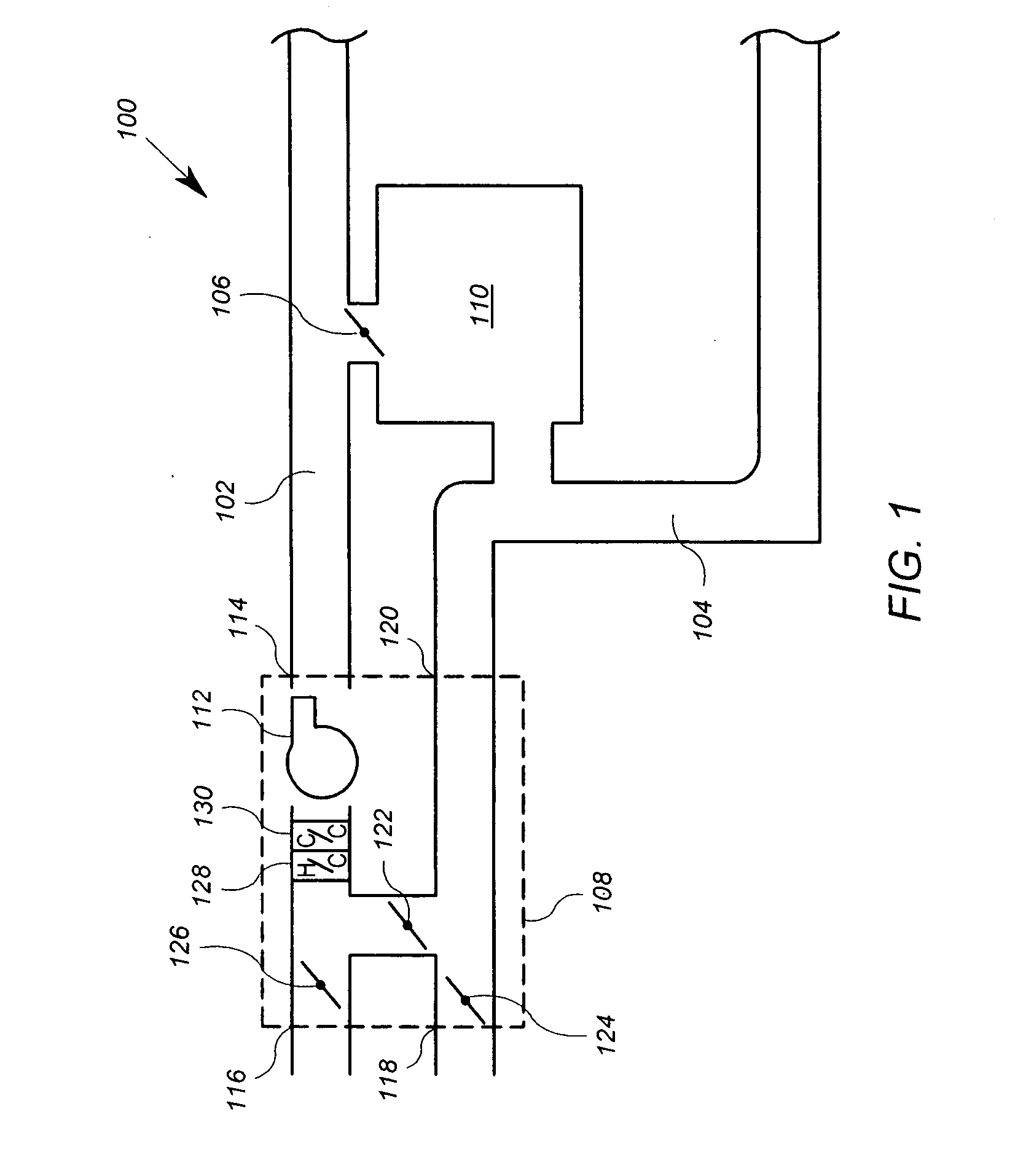 Arrangement and method for automatically determined time constant for a control device