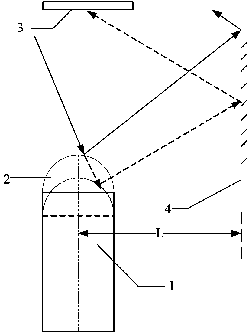 Magnetostrictive open circuit optical control device