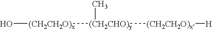 Orally administered liquid compositions