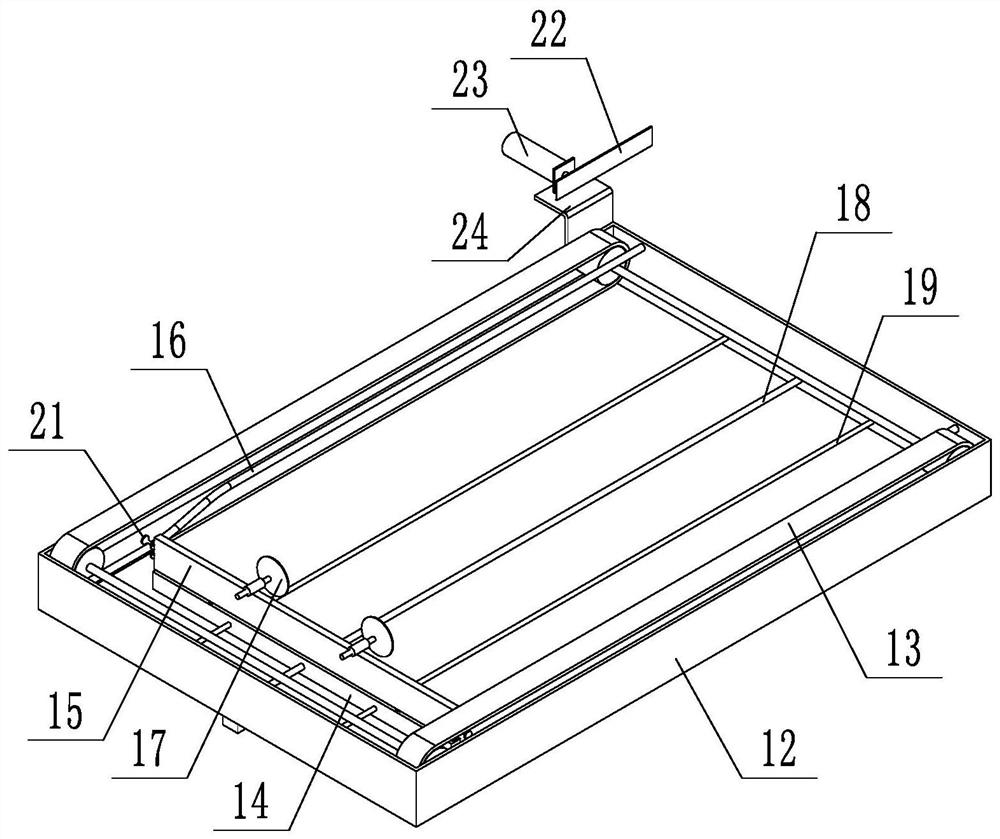 Automatic cigarette box unloading device