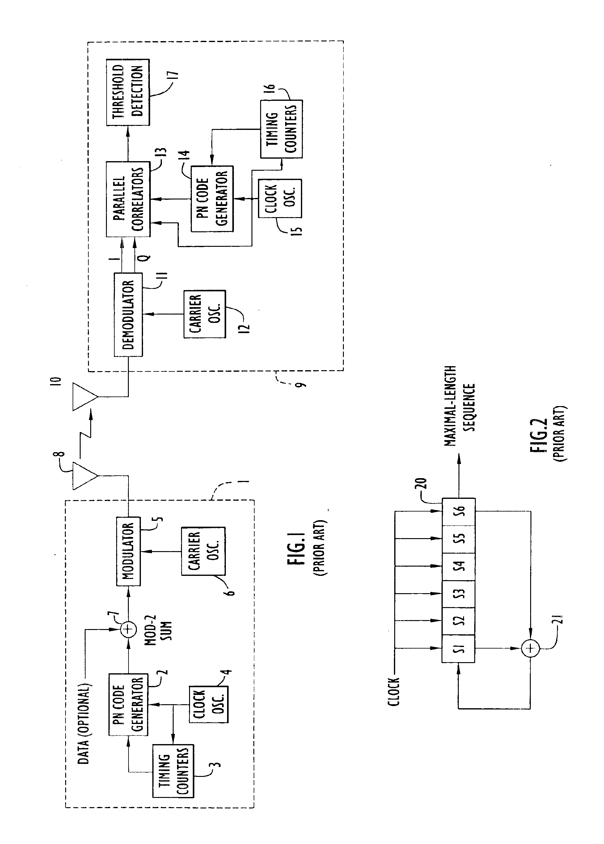 Method and apparatus for detecting a stationary dither code