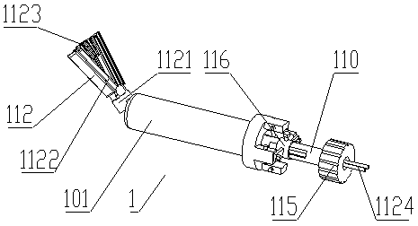 Prostatic puncture device