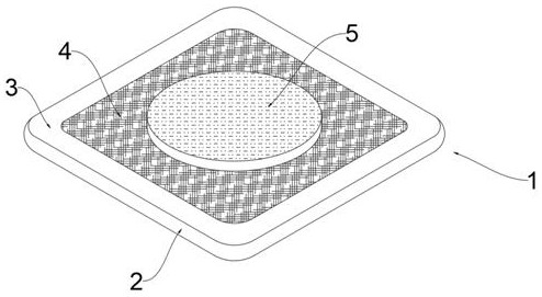 Composition for tonifying spleen and eliminating dampness and navel patch thereof