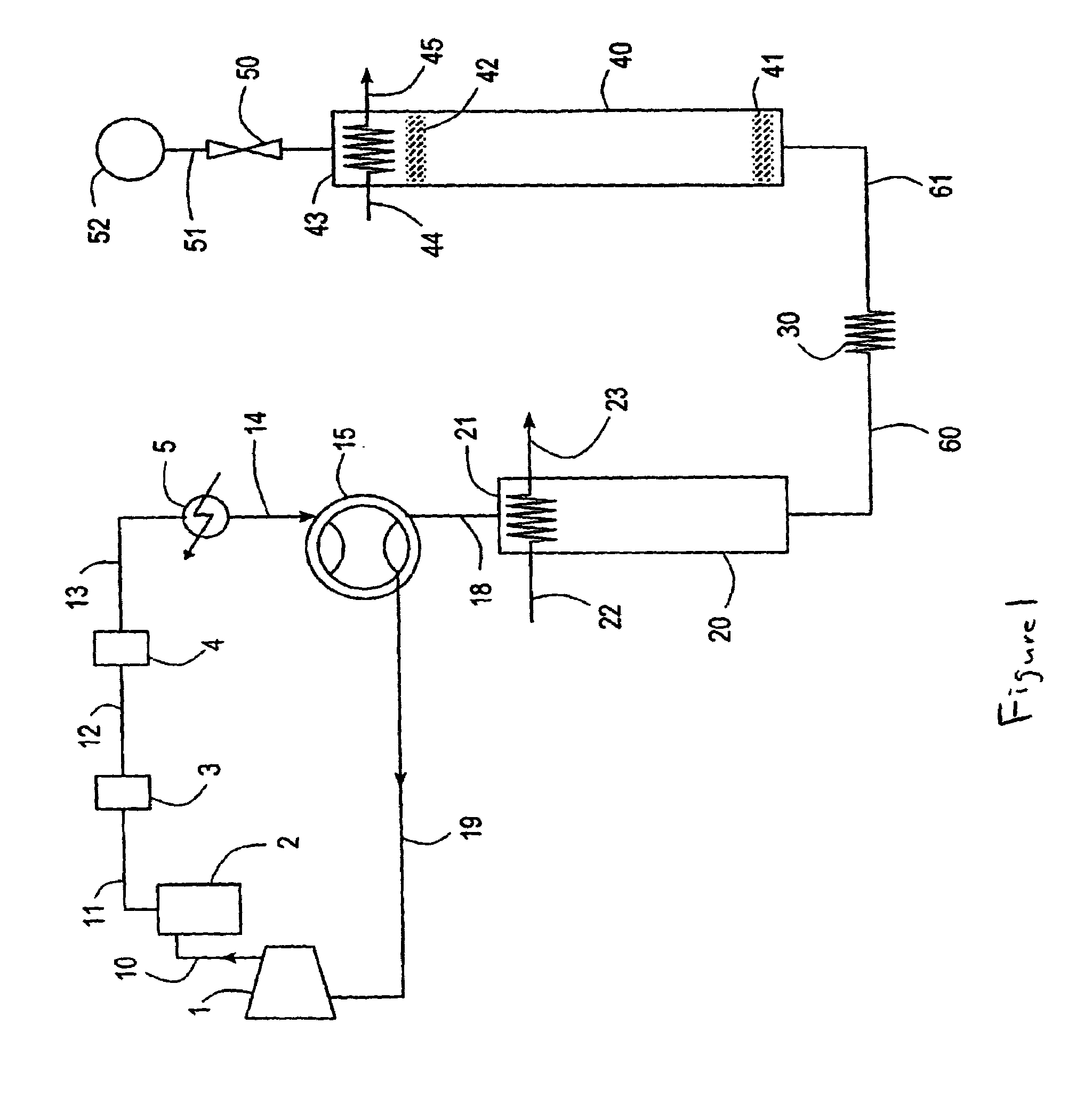 Method for operating a cryocooler using on line contaminant monitoring