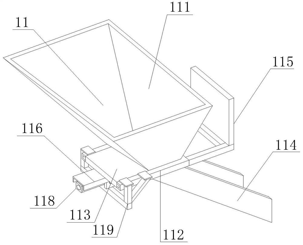 Furniture pigment blending device