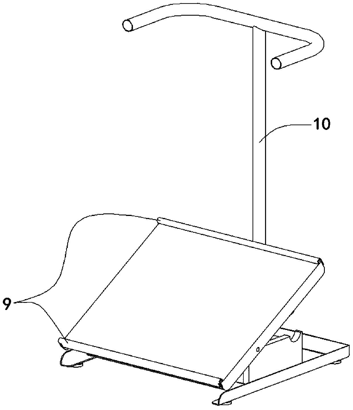 Training inclined plate