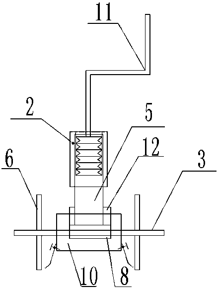 A rotatable regular hexagonal prism rock sample cutting device