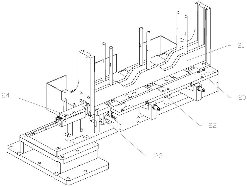 Triode moving and pasting device and method, and triode labeling equipment