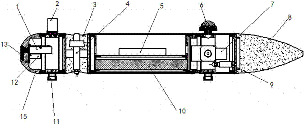 A semi-submersible underwater autonomous robot for oil spill detection