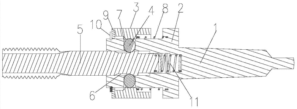 Flexible tap chuck structure assembly