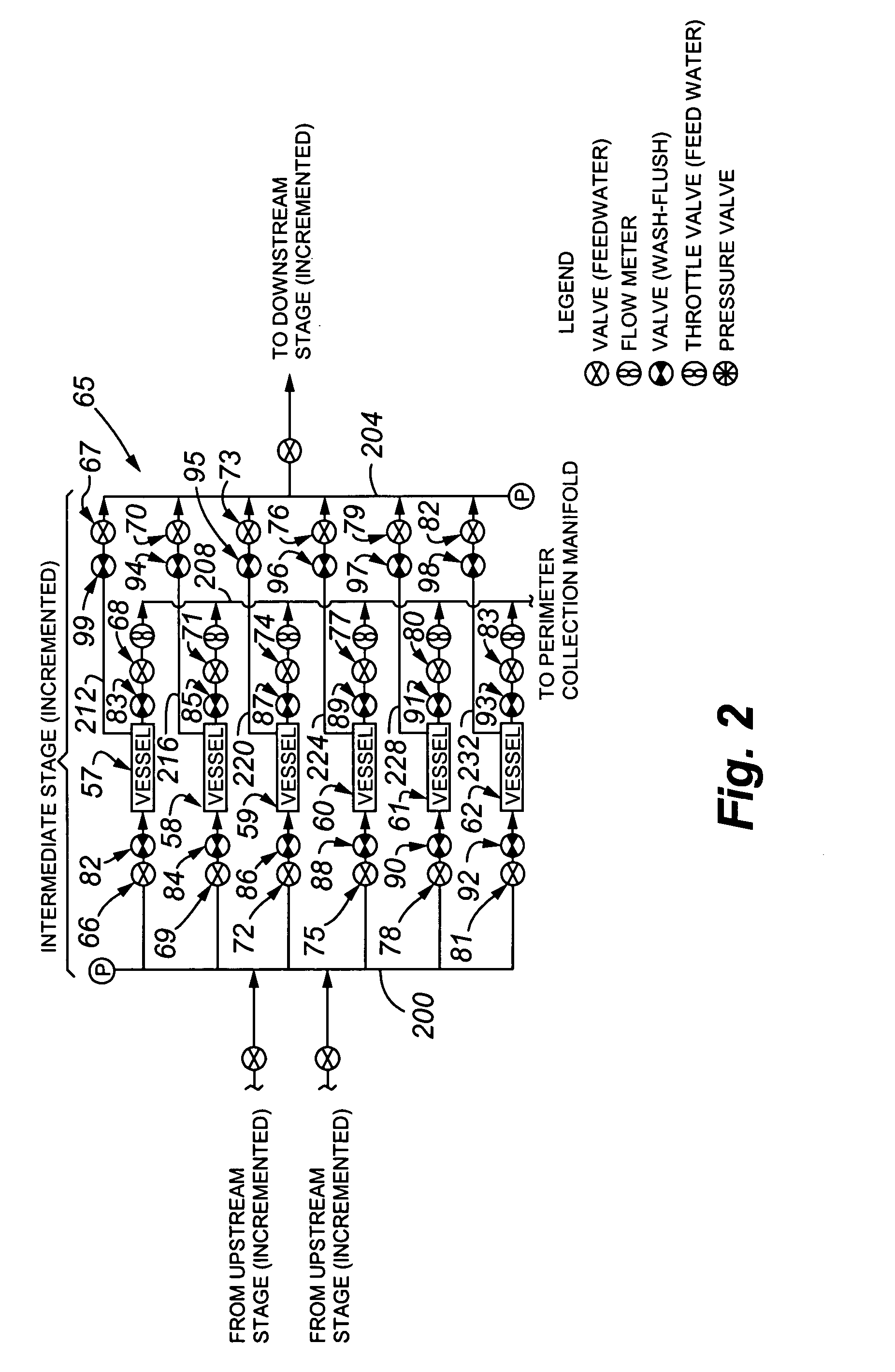Continuous production membrane water treatment plant and method for operating same