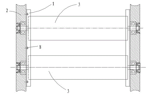 Multi-bin cotton feed roller flaw preventing device