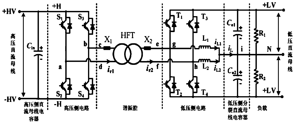 Direct-current solid-state transformer with bipolar output voltage self-balancing capability