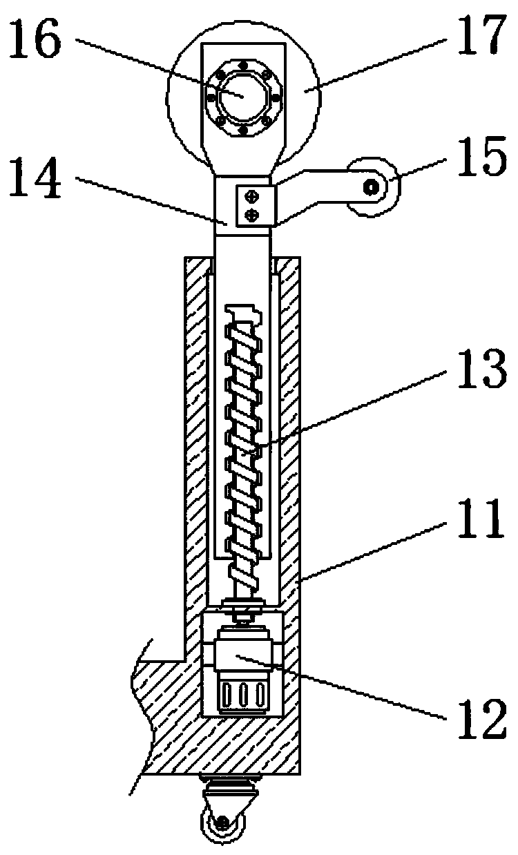 Oscillating granulator with arrangement function and used for production for soil-release functional fabric
