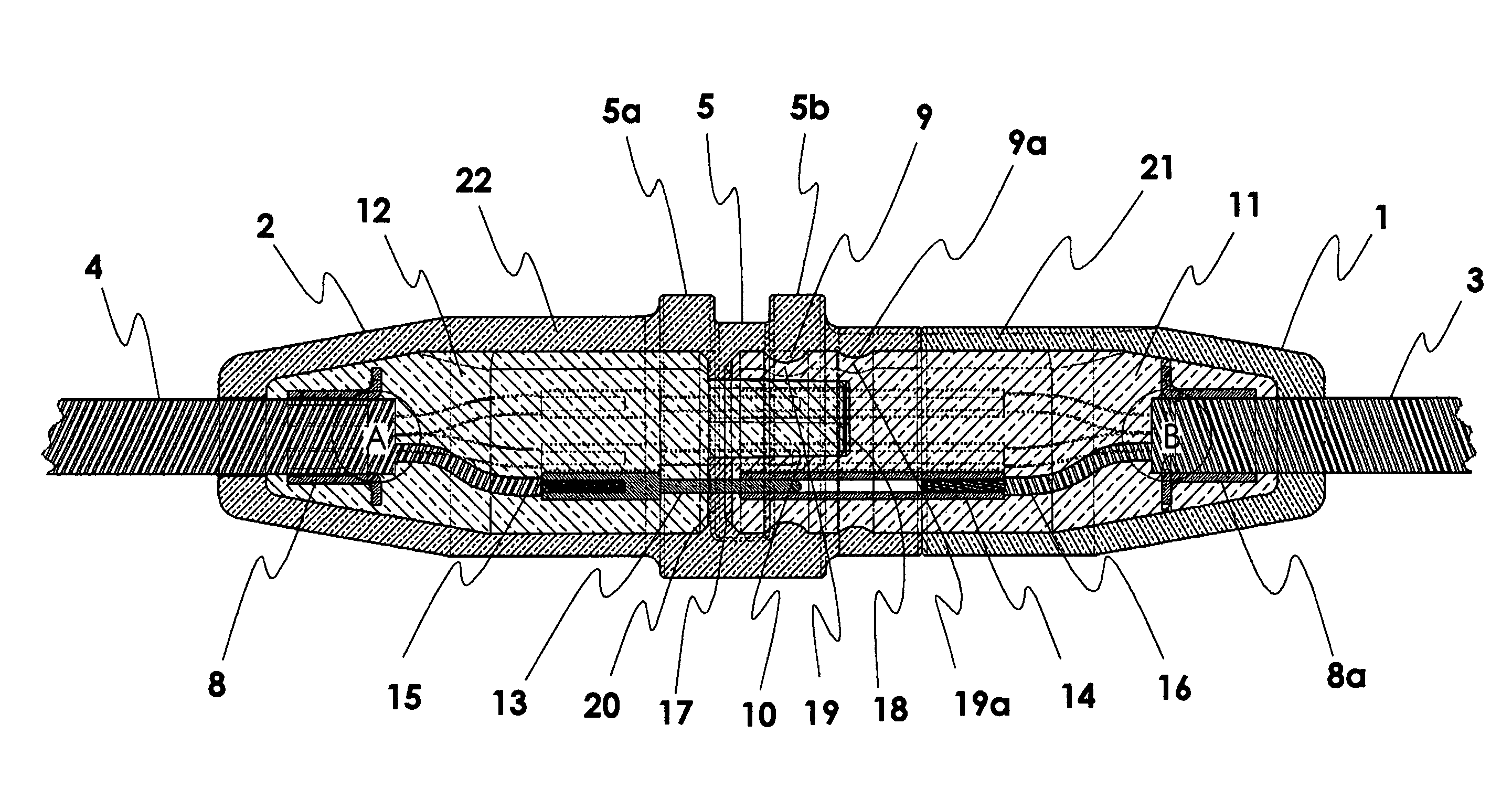 Highly moisture resistant coupler system for communications and electrical connections