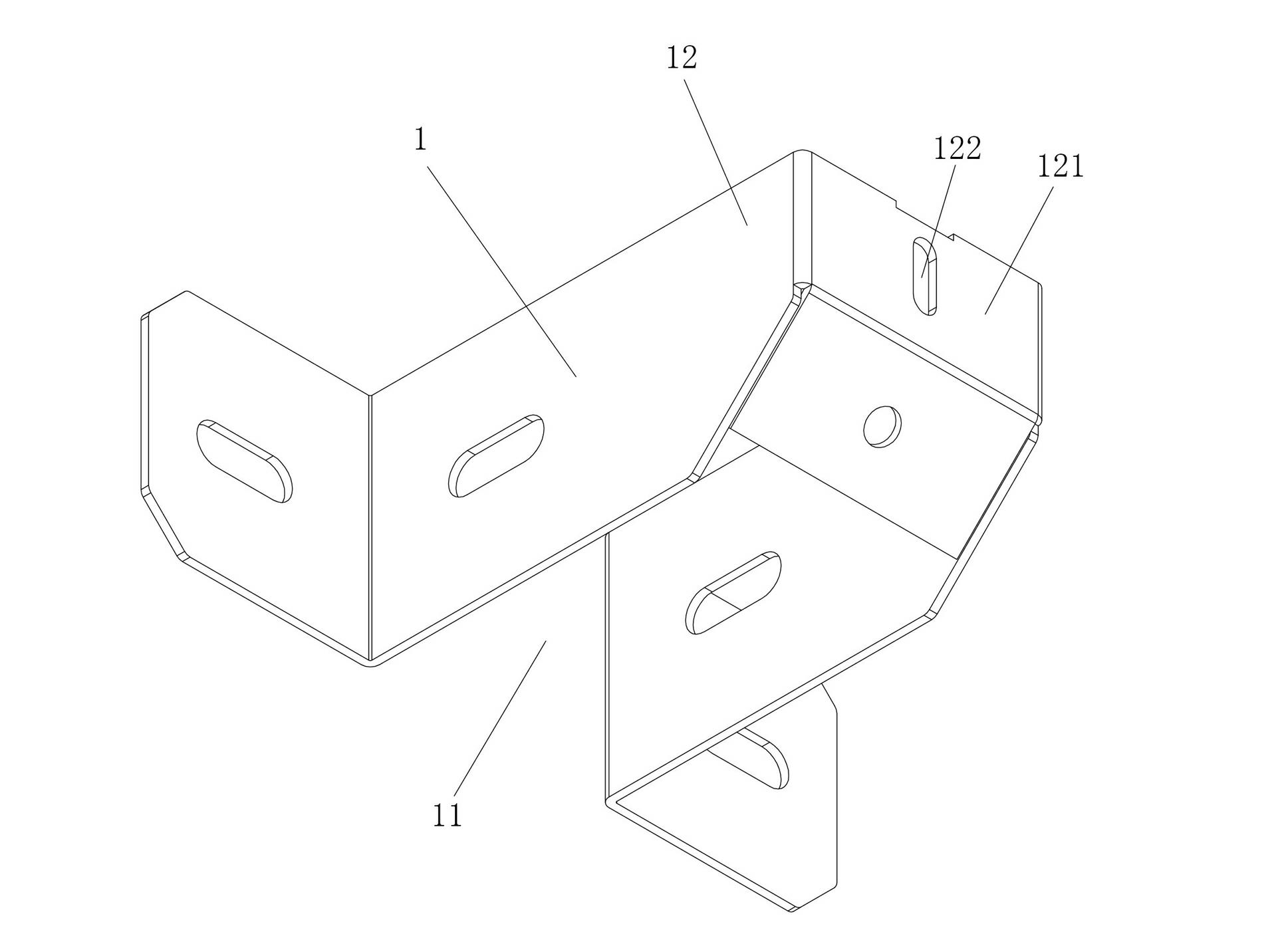 Keel connecting device for suspension type curtain wall