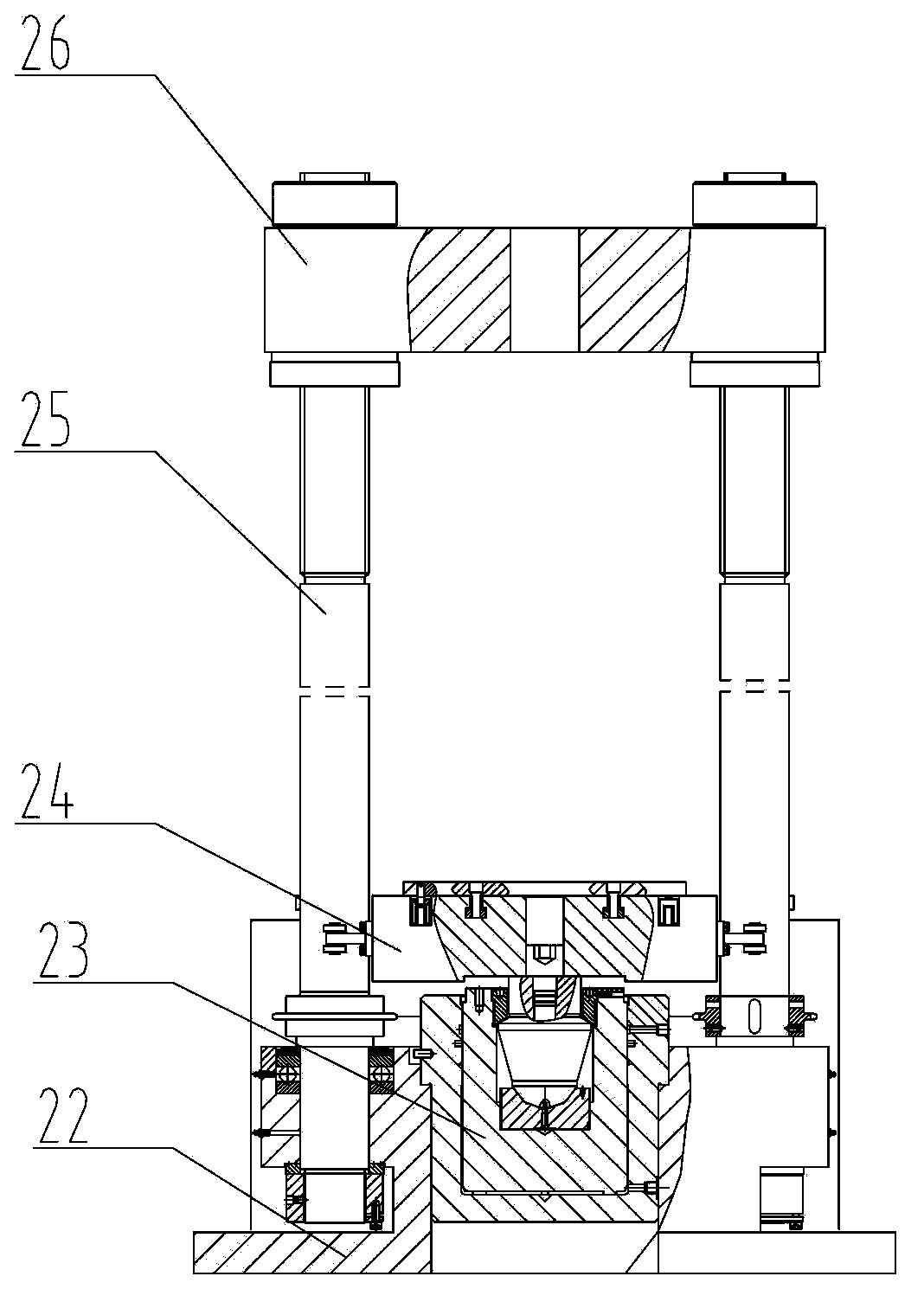 Inspection and repair line and method for bumper of coupler of motor train unit