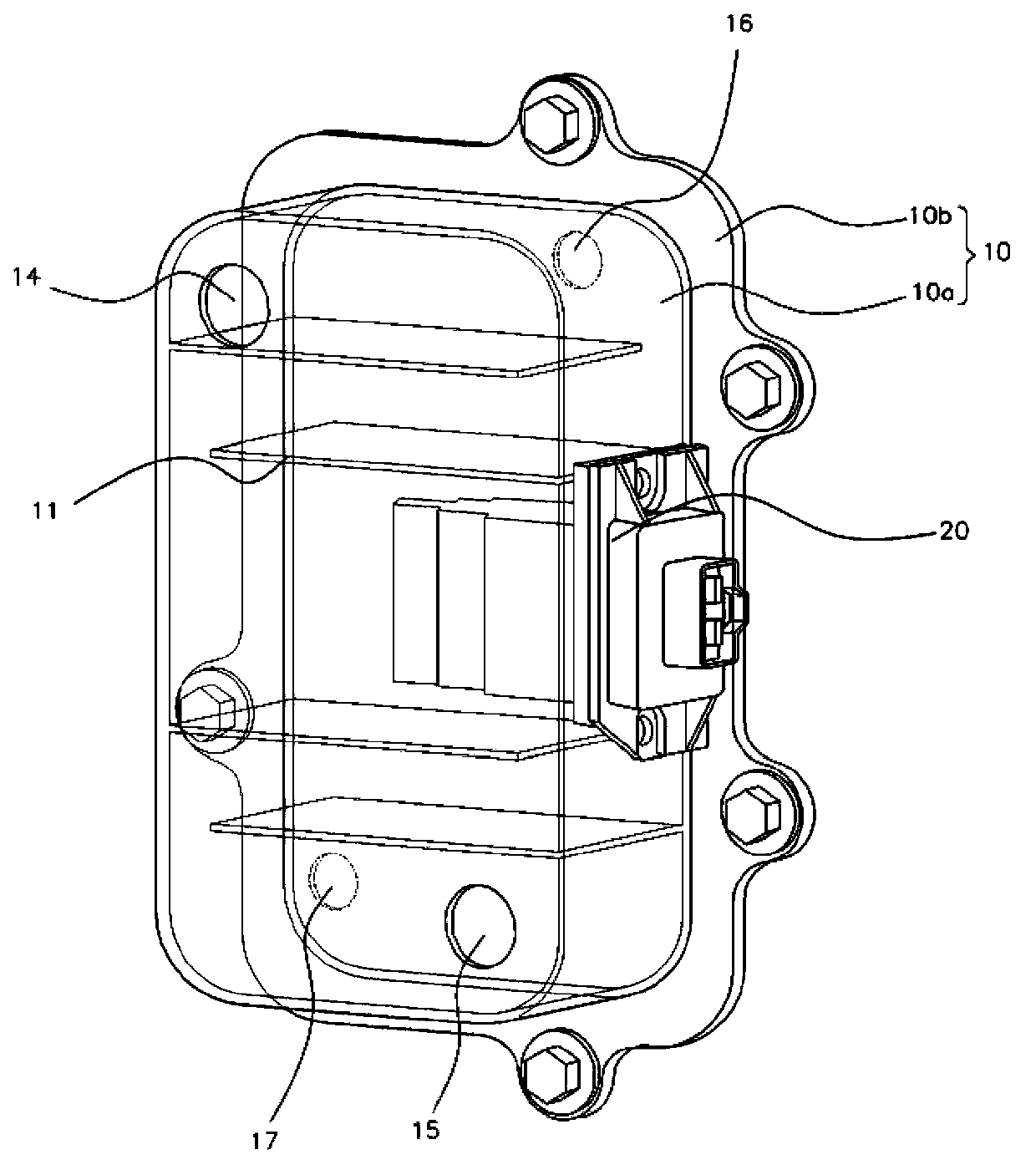 Reservoir for transmission fluid