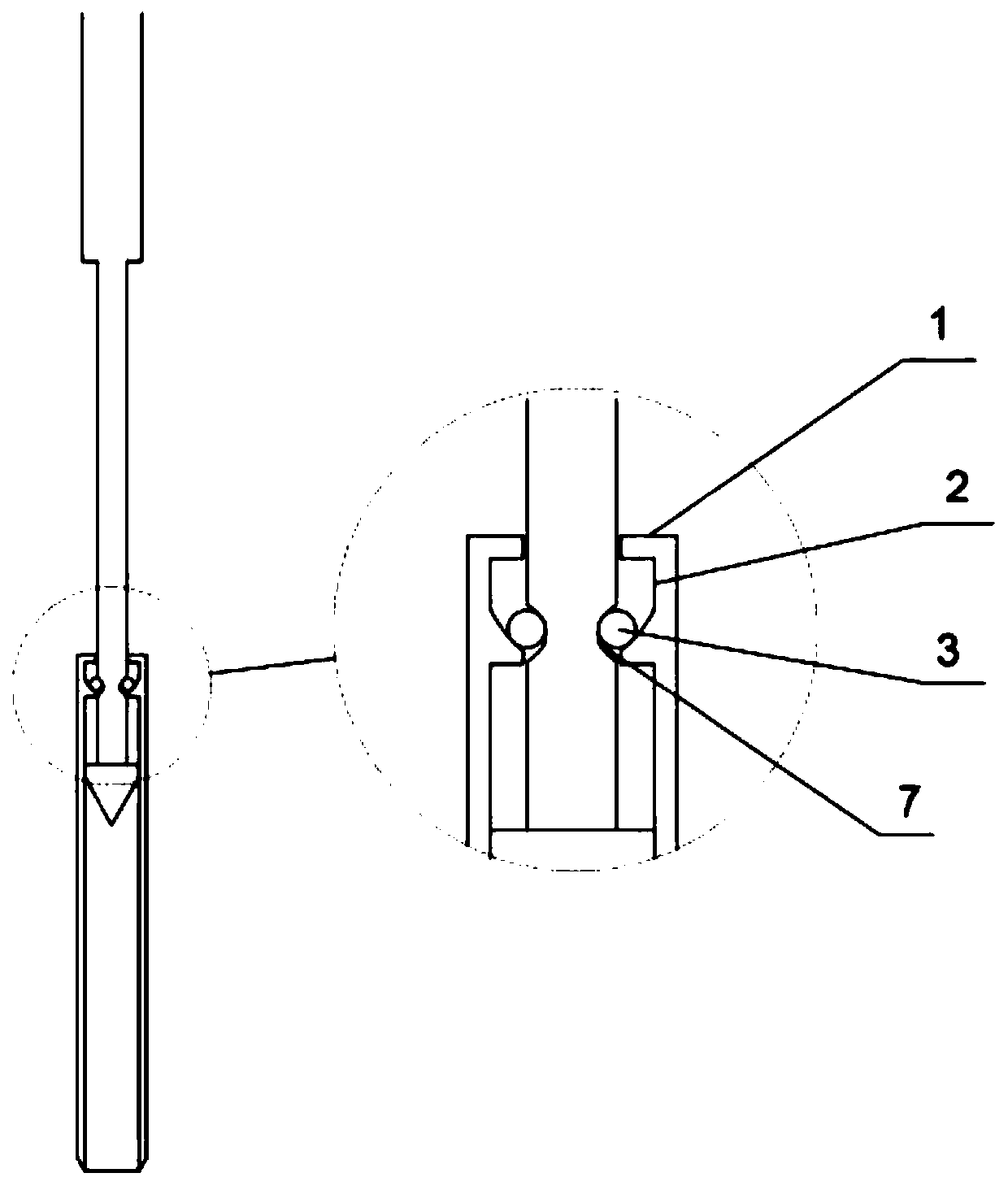 Soil sampler for static sounding equipment