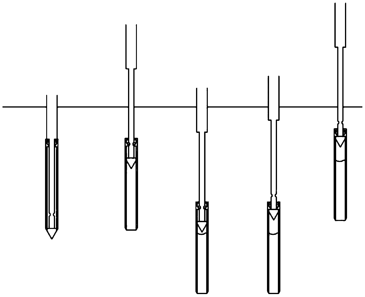 Soil sampler for static sounding equipment